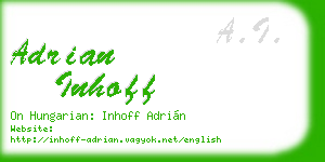 adrian inhoff business card